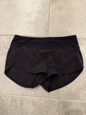 Lululemon Black Speed-Up Shorts